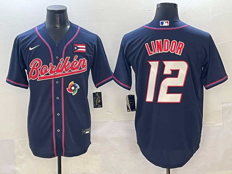 Men Houston Astros #12 Lindor blue MLB Nike 2025 jersey style 4->more jerseys->MLB Jersey